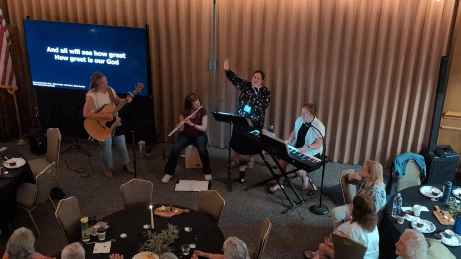 The Living Room - We ended the night in worship